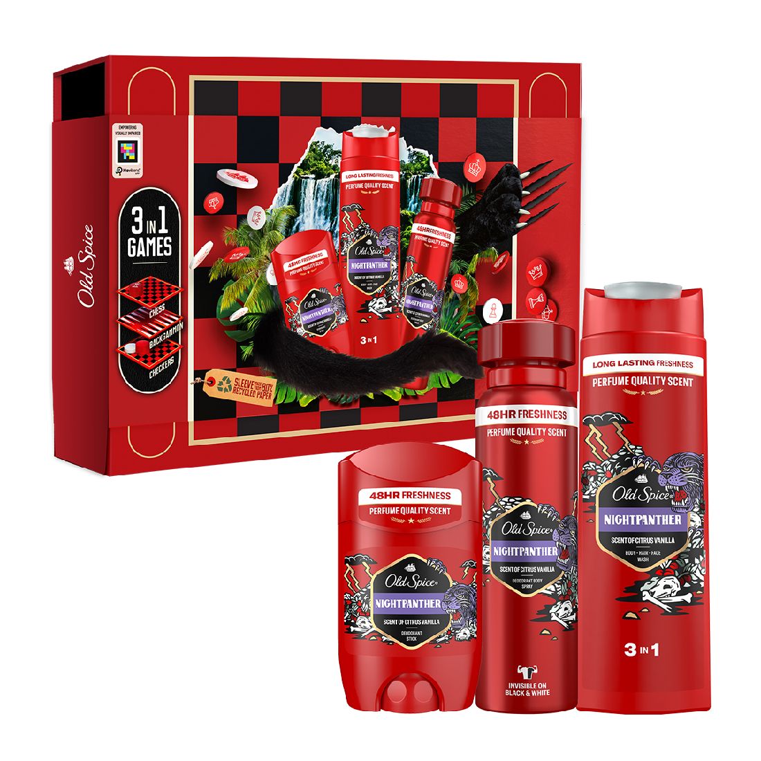 old-spice-gamebox-Σετ-Δώρο-Περιποίησης-night-panther-Αποσμητικό-Αφρόλουτρο-38-3-Επιτραπέζια1.jpg Old Spice Gamebox Σετ Δώρο Περιποίησης Night Panther Αποσμητικό, Αφρόλουτρο & 3 Επιτραπέζια - Image 1