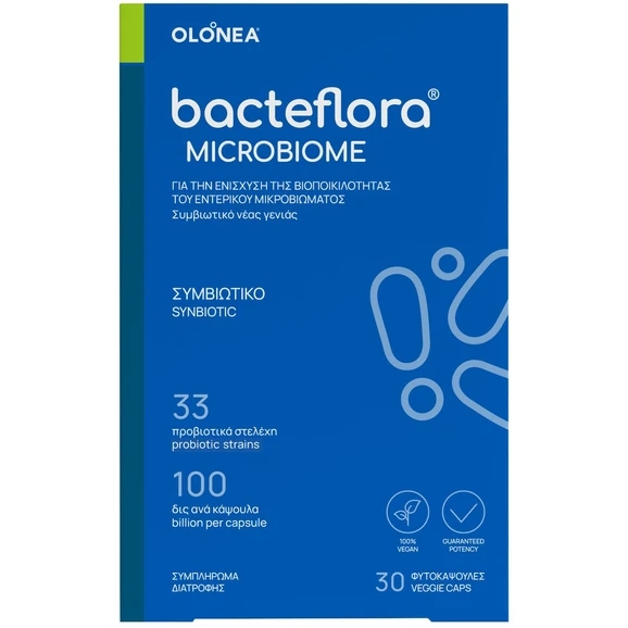 olonea-bacteflora-microbiome-Συμπλήρωμα-με-Προβιοτικά-38-Πρεβιοτικά-30vegcaps1.jpg Olonea Bacteflora Microbiome Συμπλήρωμα με Προβιοτικά & Πρεβιοτικά 30veg.caps - Image 1
