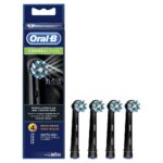 Oral-B CrossAction Replacement Electric Toothbrush Heads Black, 4 pcs