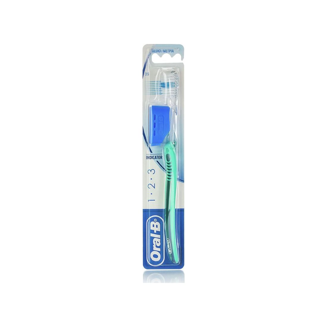 oral-b-indicator-1-2-3-35-Χειροκίνητη-Οδοντόβουρτσα-medium-Πράσινο1.jpg Oral-B Indicator 1-2-3 (35) Χειροκίνητη Οδοντόβουρτσα Medium Πράσινο - Image 1