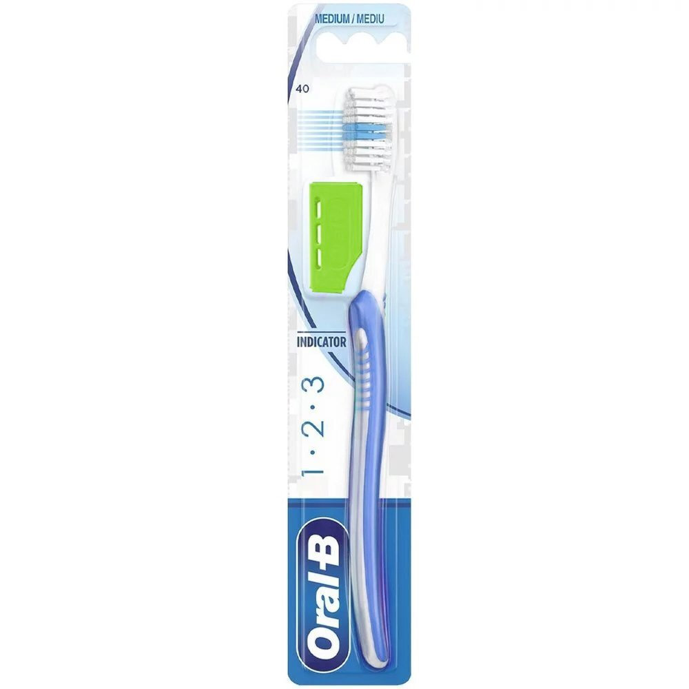 oral-b-indicator-1-2-3-40-Χειροκίνητη-Οδοντόβουρτσα-medium-Μωβ1.jpg Oral-B Indicator 1-2-3 (40) Χειροκίνητη Οδοντόβουρτσα Medium Μωβ - Image 1