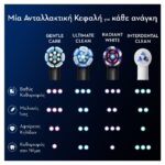 Oral-B iO Gentle Care Black, ανταλλακτικές στρογγυλές κεφαλές οδοντόβουρτσας, 4 τμχ - Image 4