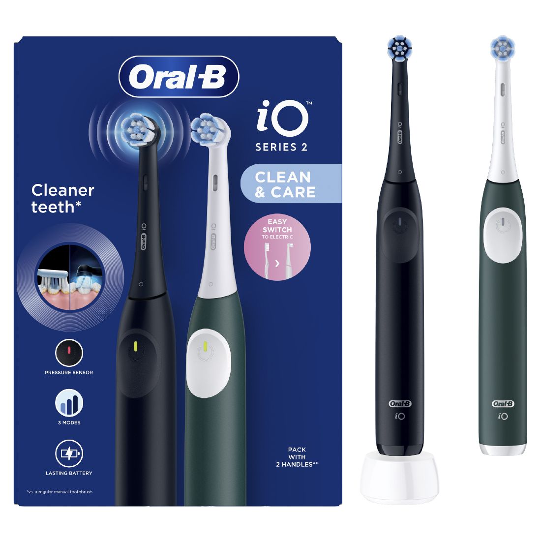 oral-b-io-series-2-Ηλεκτρικές-Οδοντόβουρτσες-black-38-green1.jpg Oral-B iO Series 2 Ηλεκτρικές Οδοντόβουρτσες- Black & Green - Image 1