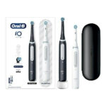 Oral-B iO Series 4 Duo Electric Toothbrush with Timer and Pressure Sensor Black ⁄ White - Image 2