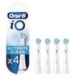 Oral-B iO Ultimate Clean Ανταλλακτικές Κεφαλές Ηλεκτρικής Οδοντόβουρτσας Άσπρες, 4 τμχ