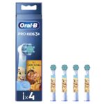 Oral-B Kids Lion King Ανταλλακτικές Κεφαλές Παιδικής Ηλεκτρικής Οδοντόβουρτσας , 4 τμχ