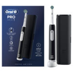 Oral-B Pro Series 1 Ηλεκτρική Οδοντόβουρτσα με Χρονομετρητή, Αισθητήρα Πίεσης & Θήκη Ταξιδίου Μαύρη
