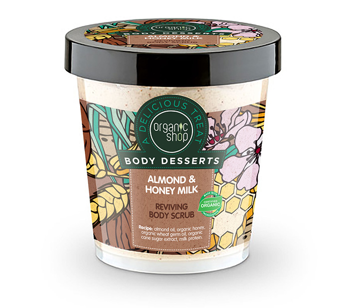 organic-shop-body-desserts-Αναζωογονητικό-απολεπιστικό-σώματος-Αμύγδαλο-38-Μέλι1.jpg Organic Shop Body Desserts, Αναζωογονητικό απολεπιστικό σώματος , Αμύγδαλο & Μέλι - Image 1