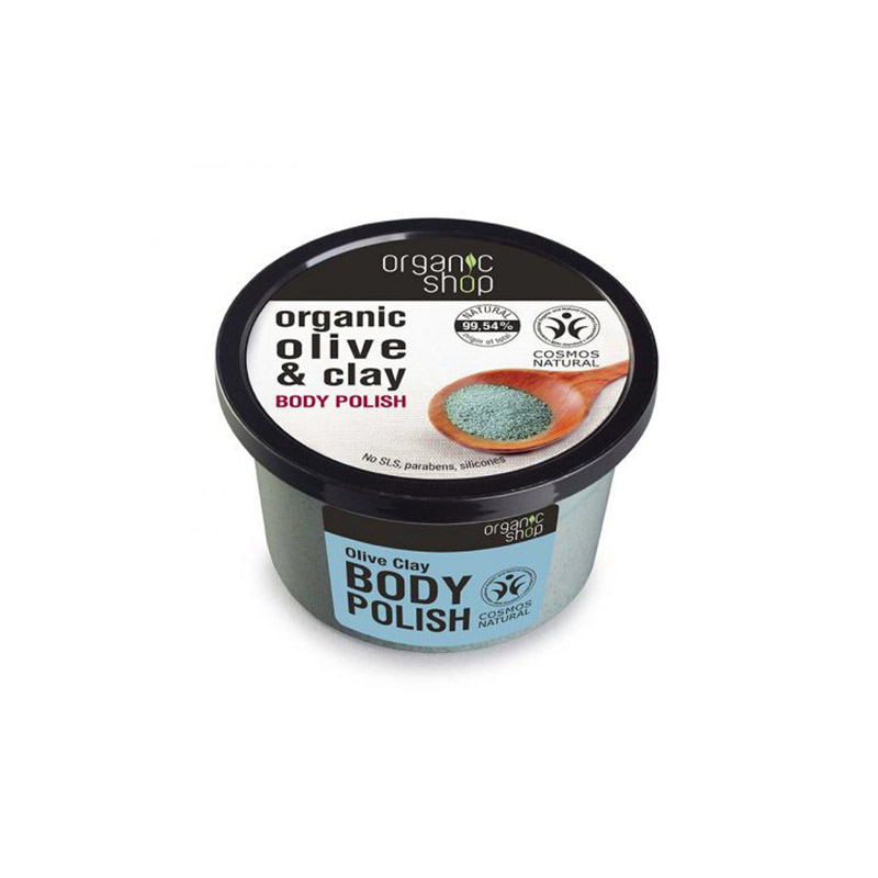 organic-shop-body-polish-olive-clay-scrub-Σώματος-Ελιά-38-Άργιλος-250ml1.jpg Organic Shop, Body Polish Olive Clay, Scrub Σώματος, Ελιά & Άργιλος, 250ml - Image 1
