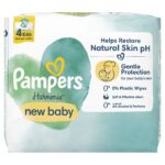 Pampers Harmonie New Baby Μωρομάντηλα - 4x46τμχ