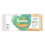 Pampers Harmonie Protect  & Care Μωρομάντηλα 44τμχ