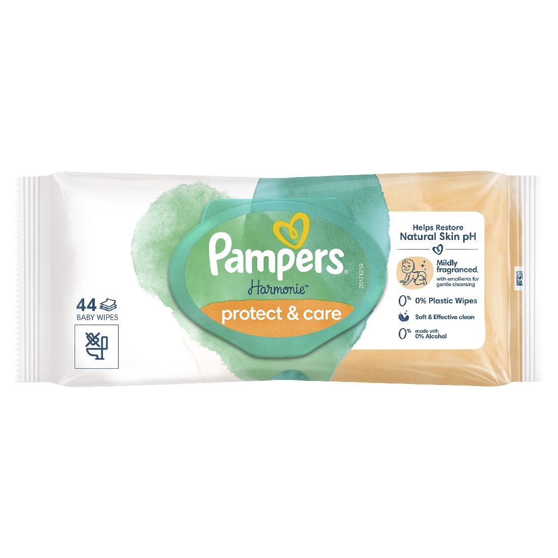 pampers-harmonie-protect-38-care-Μωρομάντηλα-44τμχ1.jpg Pampers Harmonie Protect & Care Μωρομάντηλα 44τμχ - Image 1