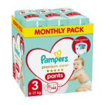 Pampers Premium Care Πάνες Βρακάκι No. 3 για 6-11kg 144τμχ