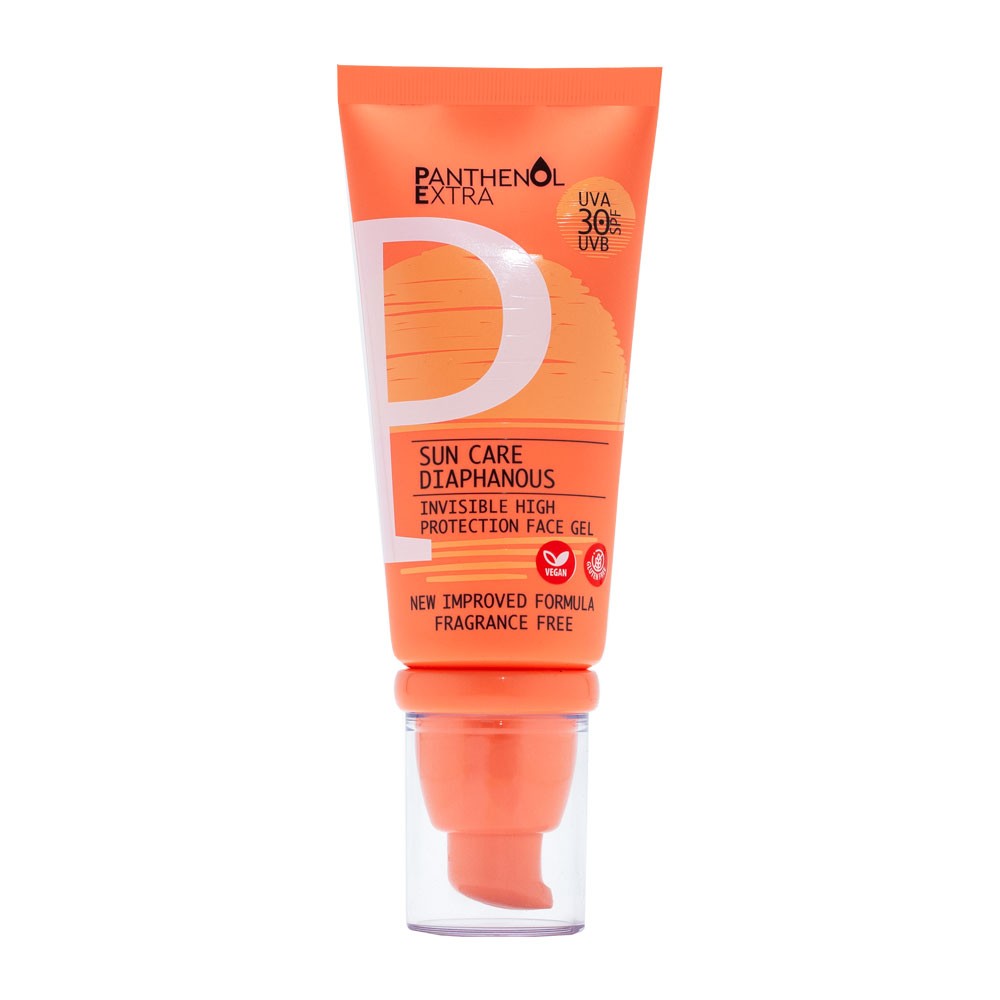 panthenol-extra-sun-care-diaphanous-Αντηλιακό-τζελ-Προσώπου-spf30-50ml1.jpg PANTHENOL EXTRA Sun Care Diaphanous Αντηλιακό τζελ Προσώπου SPF30 50ml - Image 1