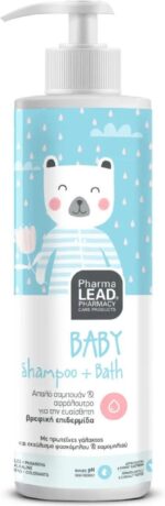 PharmaLead Baby & Bath Σαμπουάν Αφρόλουτρο και Σαμπουάν 500ml - Image 2