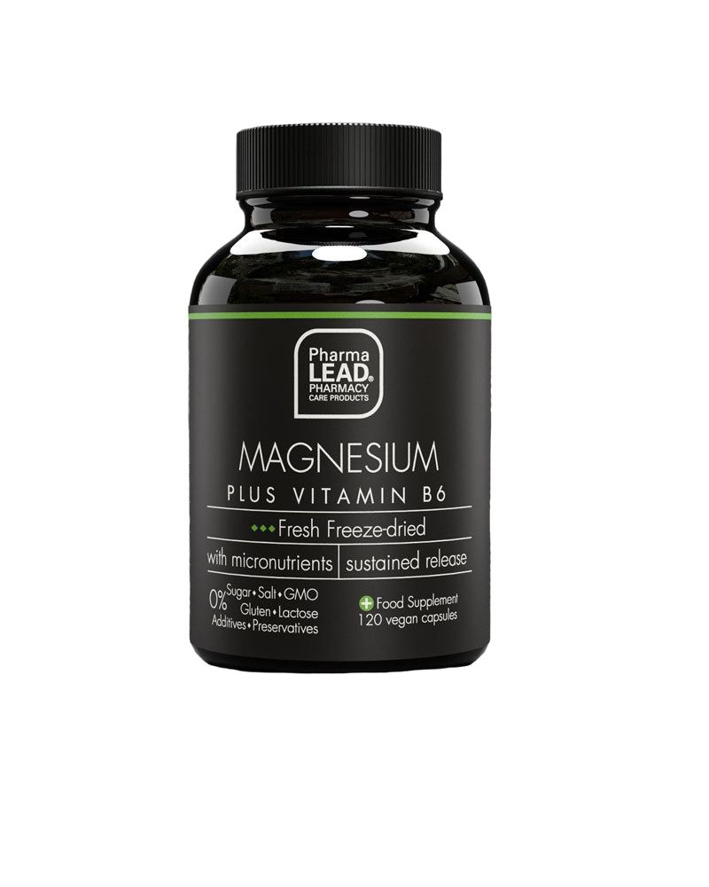 pharmalead-magnesium-plus-vitamin-b6-120-φυτικές-κάψουλες1.jpg Pharmalead Magnesium Plus Vitamin B6, 120 φυτικές κάψουλες - Image 1