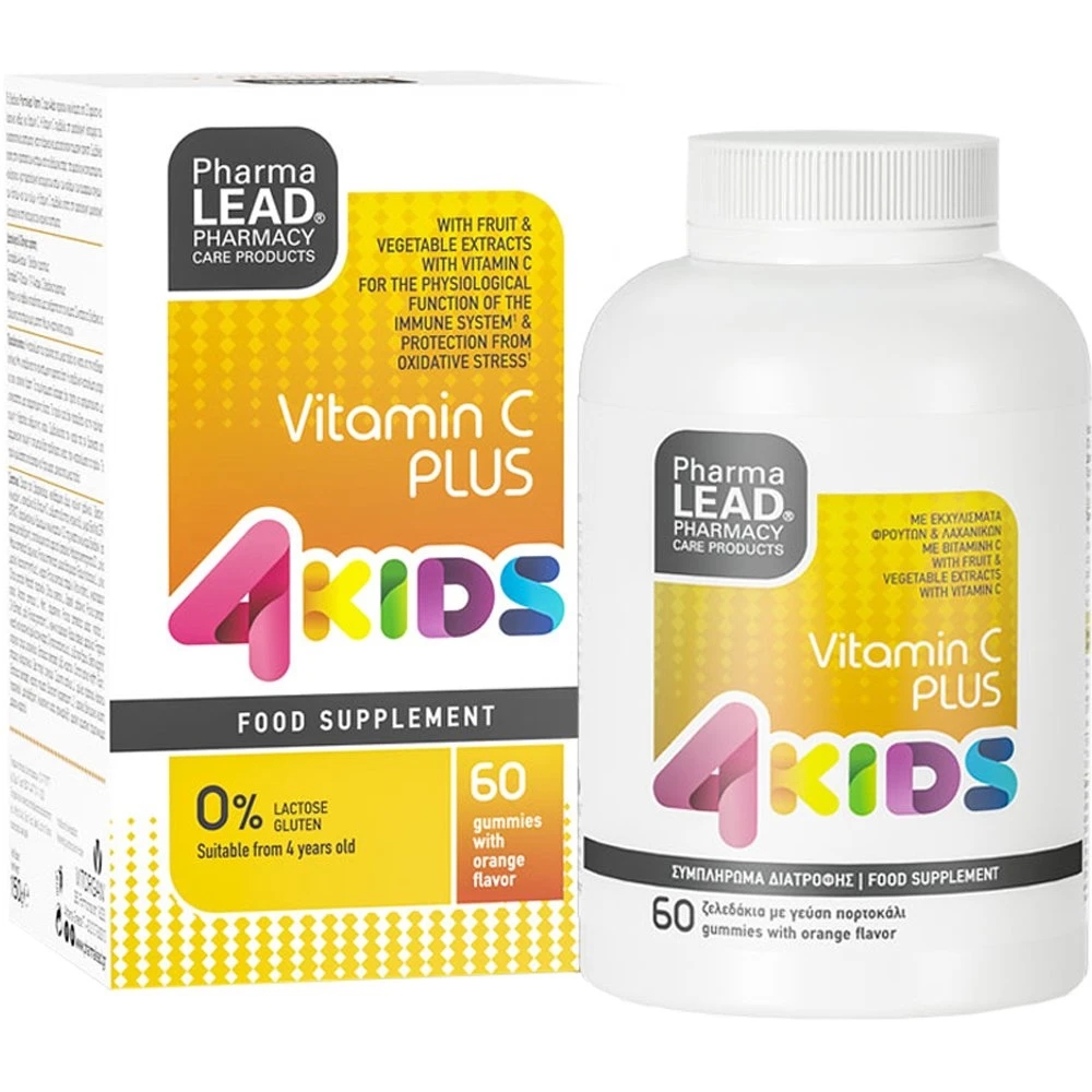 pharmalead-vitamin-c-plus-4-kids-Συμπλήρωμα-για-Ενίσχυση-του-Ανοσοποιητικού-60gummies1.jpg Pharmalead Vitamin C Plus 4 Kids Συμπλήρωμα για Ενίσχυση του Ανοσοποιητικού, 60gummies - Image 1