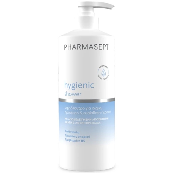 pharmasept-hygienic-shower-Αφρόλουτρο-με-Ήπια-Αντισηπτική-Δράση-500ml1.jpg Pharmasept Hygienic Shower Αφρόλουτρο με Ήπια Αντισηπτική Δράση, 500ml - Image 1