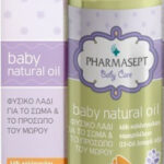 Pharmasept Tol Velvet Baby Natural Oil, Φυσικό Βρεφικό Λάδι για Πρόσωπο⁄Σώμα 100ml
