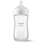 Philips⁄Avent Natural Response Bottle 1m+ 240ml Glass (SCY933⁄01)