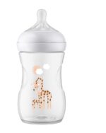 Philips⁄Avent Giraffe Plastic Bottle 260ml, 1+ months (SCY903⁄66) - Image 3