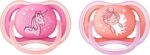 Philips⁄Avent Orthodontic Silicone Pacifiers for 6-18 months with Unicorn Case Pink 2pcs (SCF345⁄22)