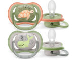Philips⁄Avent Pacifier Ultra Air 6-18 months Mixed Turtle - Whale (SCF085⁄60)