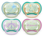 Philips⁄Avent Pacifier Ultra Air Night Soother 0-6 months Mixed Stars - Butterfly (SCF376⁄19) - Image 3