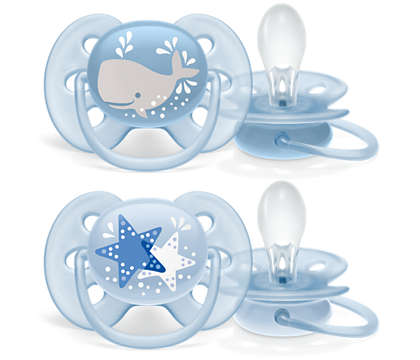 philips-avent-Πιπίλα-ultra-soft-6-18-μηνών-Φάλαινα-Αστερία-Αγόρι-scf223-031.jpg Philips⁄Avent Πιπίλα Ultra Soft 6-18 μηνών Φάλαινα - Αστερία (Αγόρι) (SCF223⁄03) - Image 1