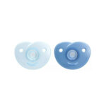 Philips⁄Avent Silicone Pacifiers for 0-6 months Boy Blue 2pcs (SCF099⁄21)