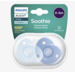 Philips⁄Avent Silicone Pacifiers for 0-6 months Boy Blue 2pcs (SCF099⁄21) - Image 2