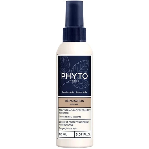 phyto-reparation-230°c-heat-protection-spray-anti-breakage-Θερμοπροστατευτικό-spray-150ml1.jpg Phyto Reparation 230°C Heat Protection Spray Anti-Breakage Θερμοπροστατευτικό Spray, 150ml - Image 1