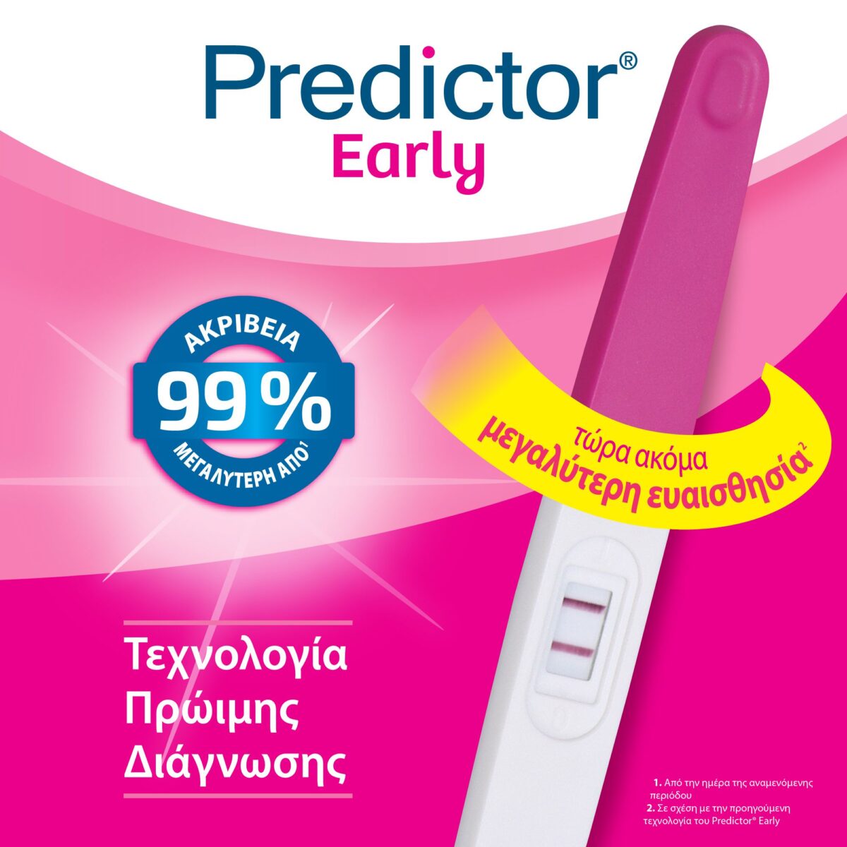 Predictor Early Τεστ Εγκυμοσύνης για Διάγνωση 6 Ημέρες Νωρίτερα, 1τεμ - Image 3