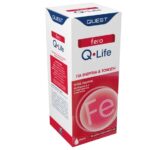 Quest Fero Q-Life Συμπλήρωμα Διατροφής Υγρού Σιδήρου με Γεύση Πορτοκάλι & Μέλι, 200ml