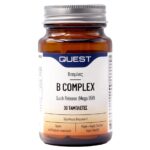 Quest Mega B Complex Plus 1000mg Βιταμίνη C για Ενέργεια & Ενίσχυση του Ανοσοποιητικού, 30tabs