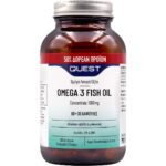 Quest Omega 3 Fish Oil Concentrate 1000mg Συμπλήρωμα με Ω3 Λιπαρά Οξέα & Βιταμίνη Ε 90caps