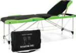 Rea Massage κρεβάτι μασάζ 186x60cm⁄15kg - Μαύρο⁄Λαχανί (150.407.LG) - Image 6