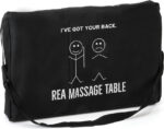 Rea Massage massage bed 186x60cm⁄15kg - Black⁄Pink (150.407.P) - Image 3