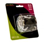 REA TAPE Αυτοσυγκρατούμενος Επίδεσμος 5cm x 4,5m - Γκρι Παραλλαγής (150.101.CGR)