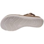 Rohde Γυναικείο Πέδιλο Natural Metallic Χρυσό με Velcro 1365, No.39 - Image 4