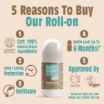 Salt of the Earth Refillable Roll-On Deodorant Ginger & Jasmine Αποσμητικό Επαναγεμιζόμενο, 75ml - Image 3