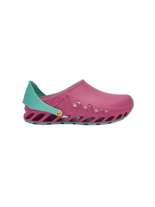 scholl-clog-evoflex-Σαμπόemerald-Φούξια-n401.jpg Scholl Clog Evoflex Σαμπό,Emerald Φούξια (N40) - Image 1