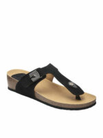 Scholl Gandia 2.0 Γυναικείο Ανατομικό Σανδάλι Μαύρο (Nο.38-)