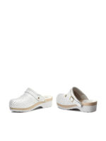 Scholl Super Comfort Αντιολισθητικό Δερμάτινο Unisex Σαμπό Λευκό (40-) - Image 3