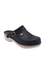 Scholl Super Comfort Αντιολισθητικό Δερμάτινο Unisex Σαμπό Μπλε (45-)