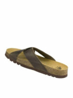 Scholl Tangor Men's Leather Sandals in Brown No.44 - Image 3