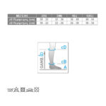 Scudovaris Anti-thrombotic lower knee sock (up to 1,75cm height) 18-24mmHg 413 2pcs (No5-) - Image 2