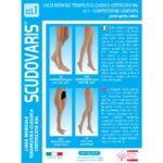 Scudovaris CS106 Ριζομηρίου με Σιλικόνη Ανοιχτά Δάχτυλα 18-21 mmHg No4 (Large)