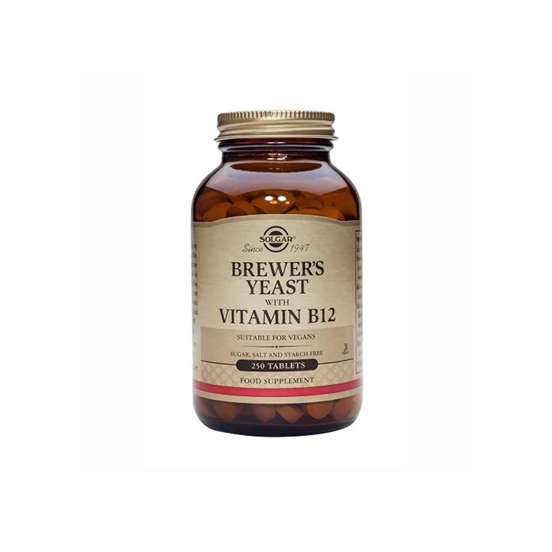 solgar-brewers-yeast-with-vitamin-b12-Συμπλήρωμα-Για-Την-Υγεία-Του-Νευρικού-Συστήματος-250tabs1.jpg Solgar Brewer’s Yeast with Vitamin B12 Συμπλήρωμα Για Την Υγεία Του Νευρικού Συστήματος, 250tabs - Image 1