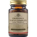 Solgar Griffonia 5-HTP Complex  Συμπλήρωμα Διατροφής για την Αντιμετώπιση του Άγχους, 30veg. caps